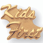Kids First Pin Gold Plated