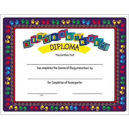 Kindergarten Diploma Certificate
