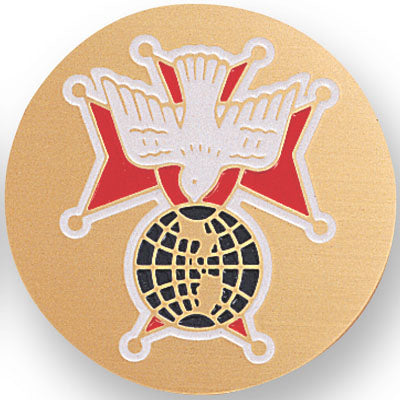 Knights Of Columbus 4th Degree Medal Insert (Etched)