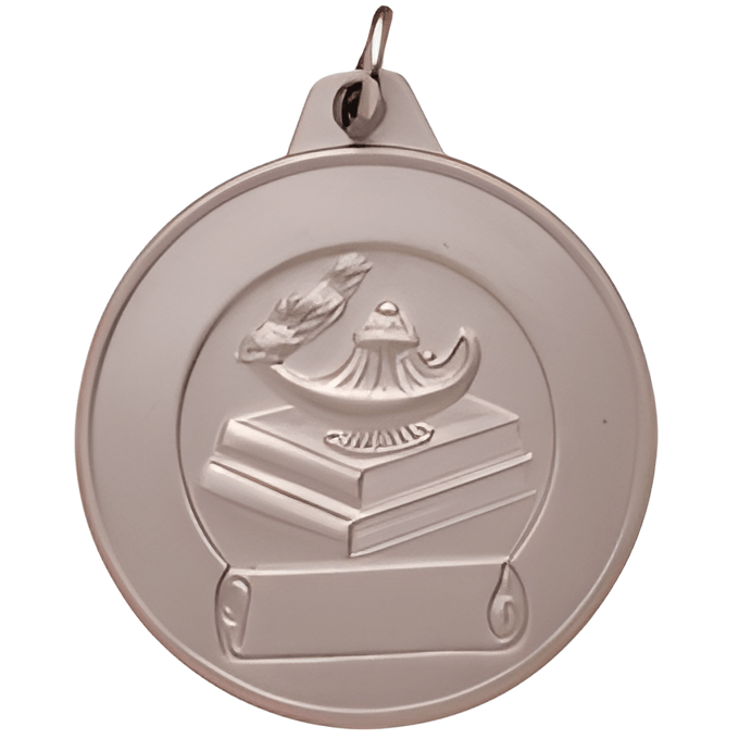 Lamp Of Learning Front Imprint Medals