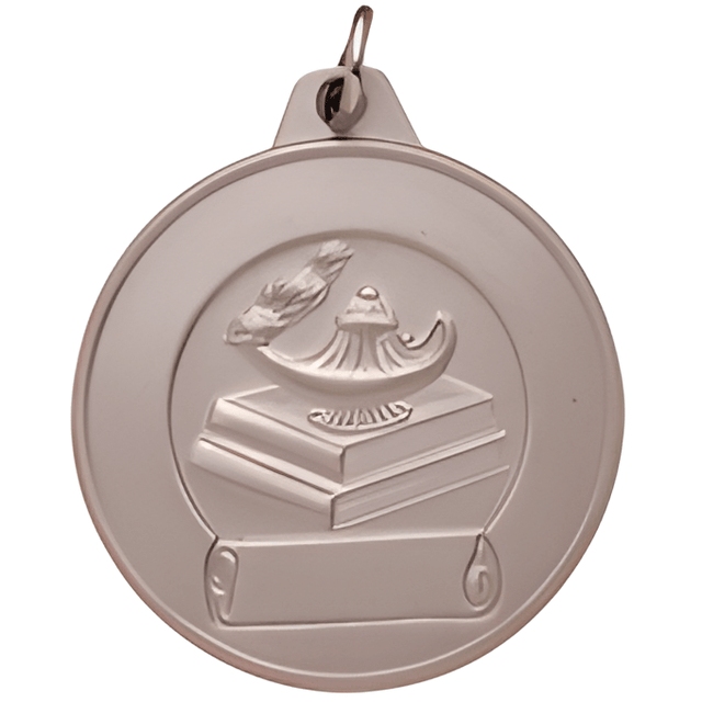 Lamp Of Learning Front Imprint Medals