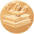 Lamp Of Learning (504791) Litho Medal Insert