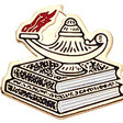 Lamp Of Learning Pins