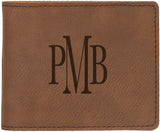 Laserable Leatherette Bifold Wallet