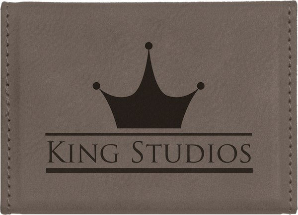 Leatherette Hard Business Card Case