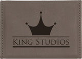 Leatherette Hard Business Card Case