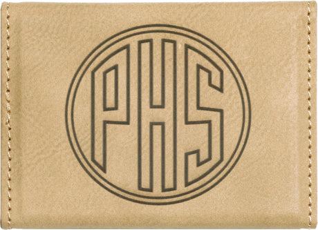 Leatherette Hard Business Card Case