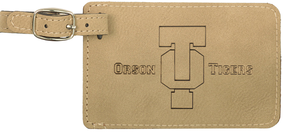 Laserable Leatherette Luggage Tag