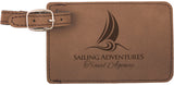 Laserable Leatherette Luggage Tag