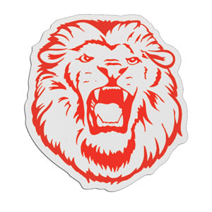 Lion Mascot Badge