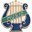 Music / Lyre Pin