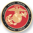 Marine Corps Semper Fidelis Medal Insert (Etched)