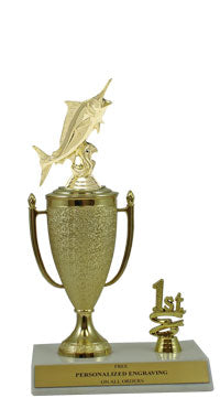 Marlin Fish 1st, 2nd and 3rd Place Award Cup Trophy