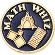 Math Whiz Pin