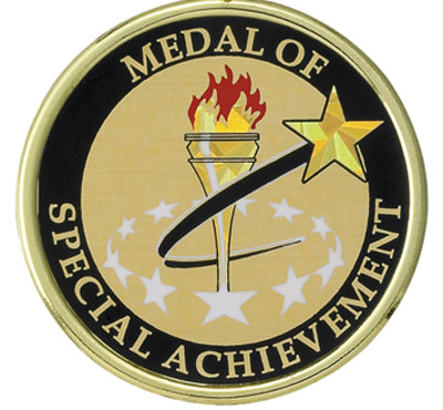 Medal Of Special Achievement Mylar Decal Medal Insert