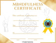 Mindfulness Certificate - Free Template