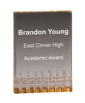 4" x 6" Mirage Acrylic Trophy Award