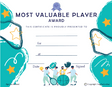 Most Valuable Player (MVP) Award Certificate - Free Template