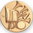 Music Band Litho Medal Insert