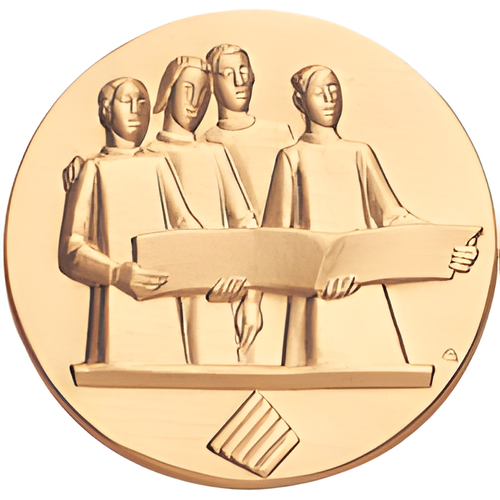 Music Choir Litho Medal Insert