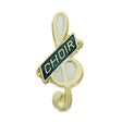 Clef Pin with Choir Inscription