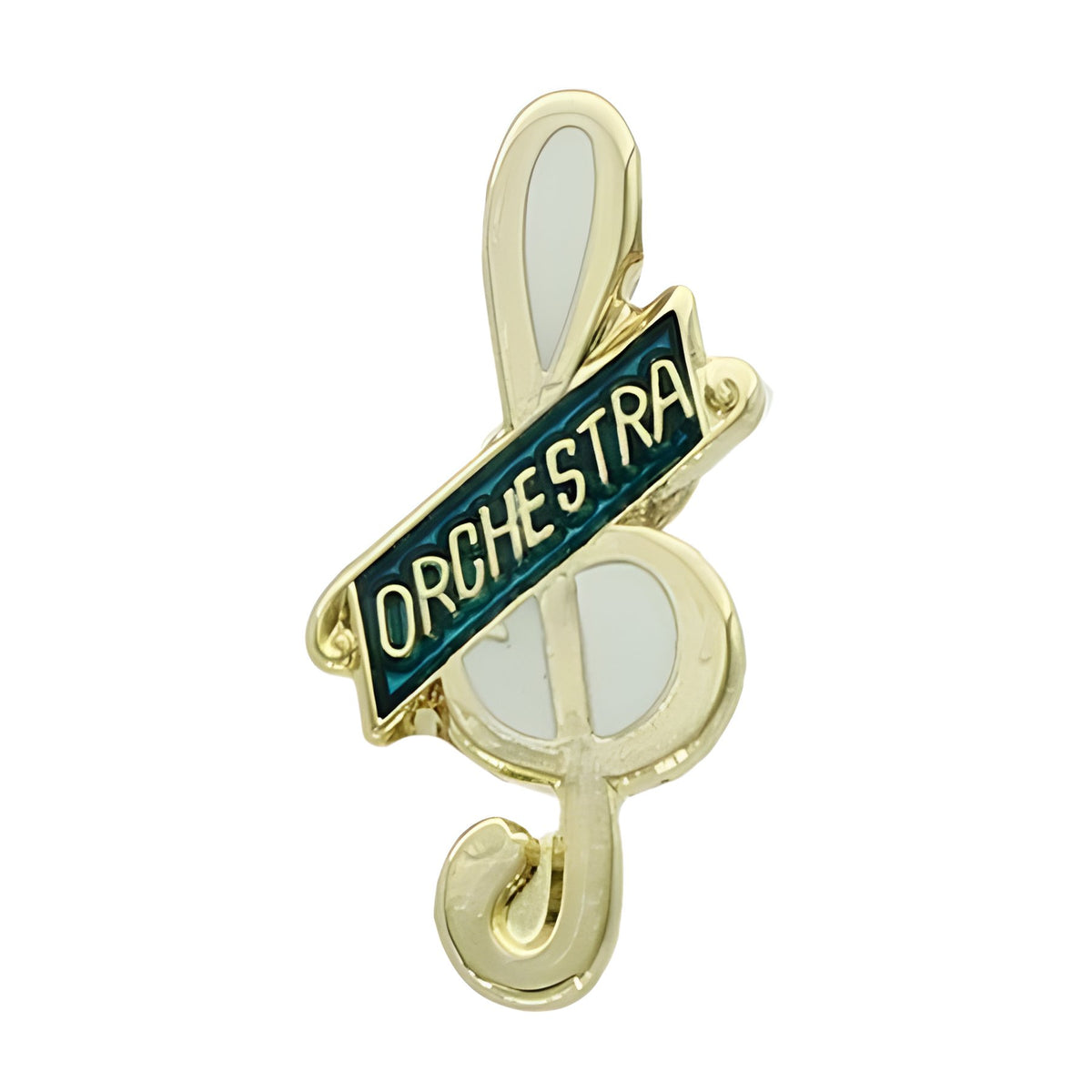 Clef Pin with Orchestra Inscription