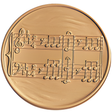 Music (506605) Litho Medal Insert