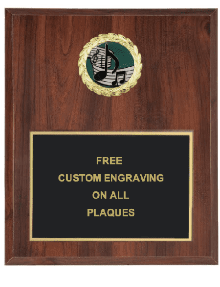 Music Insert Plaque