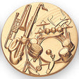 Music Jazz Litho Medal Insert