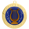 Music Lyre Gold Medal