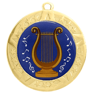 Music Lyre Gold Medal