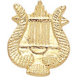 Music Lyre Lapel Pin