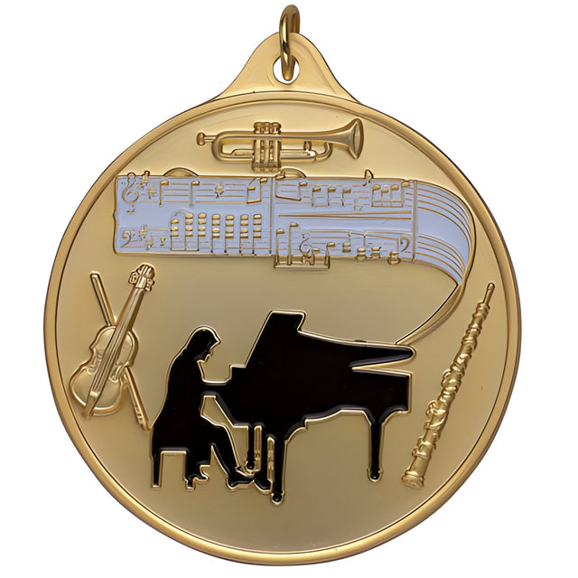 2 1/2" ME Series Music Medal
