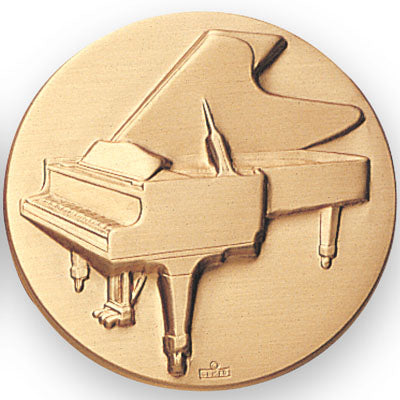 Music Piano Litho Medal Insert