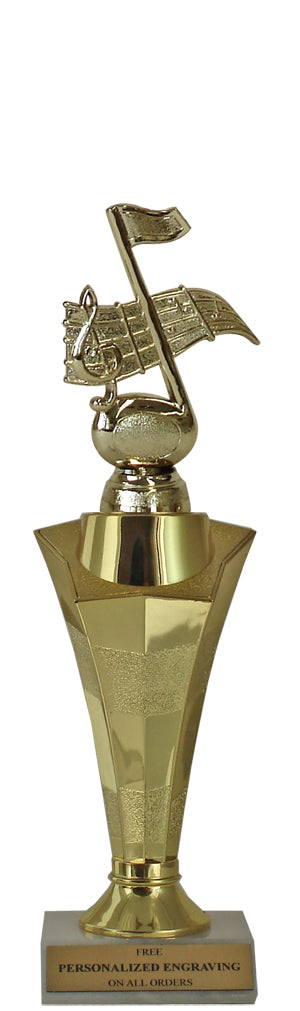 Music Star Column Trophy