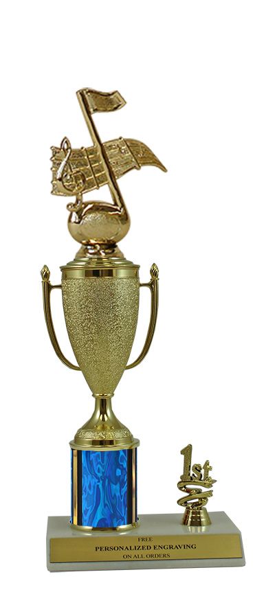 Music 1st, 2nd and 3rd Place Trophy