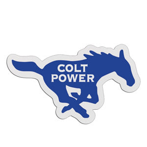 Mustang Mascot Badge