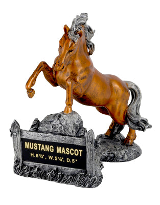 Mustang Mascot Trophy