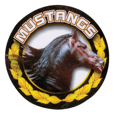 Mustangs Mascot Medal Insert
