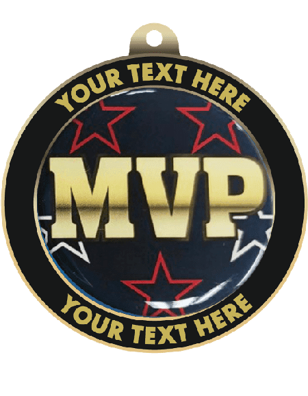 MVP Insert Medal with Personalized Rim