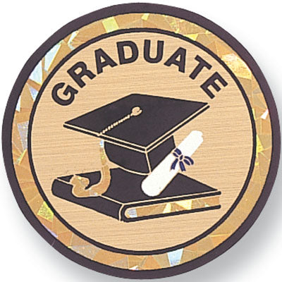 Graduate Mylar Decal Medal Insert