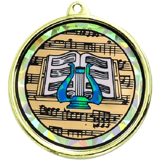 Mylar Music Award Medal