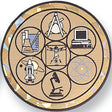 Science Fair Mylar Decal Medal Insert
