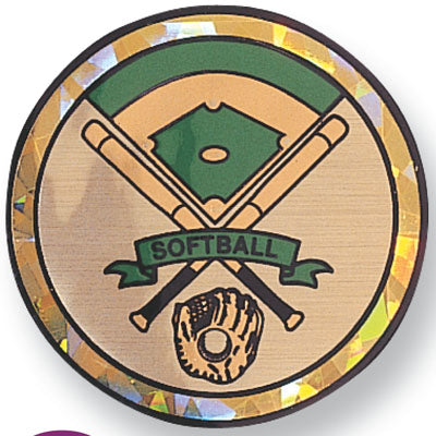 Mylar Decal Softball Insert