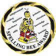 Spelling Bee Award Mylar Decal Medal Insert