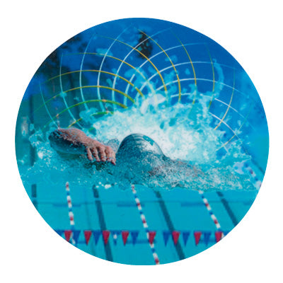Mylar Decal Swimming Medal Insert