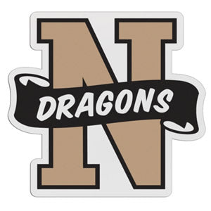 N-Shaped Mascot Badge with Choice of Back