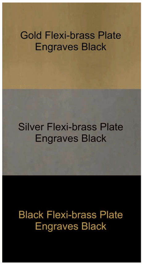 Trophy Name Plate