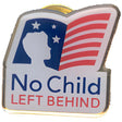 No Child Left Behind Lapel Pin