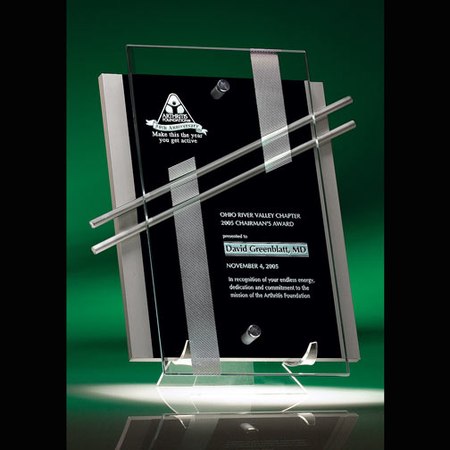 Nova Suspended Glass Plaque